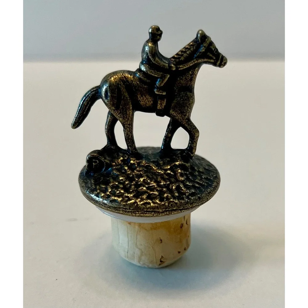Blanton's Bourbon Horse Bottle Stopper Letter B Collectible Whiskey Cork Topper